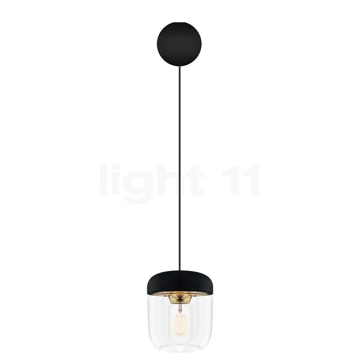 Umage Acorn Cannonball Hanglamp zwart, zwart/messing, Huis en Inrichting, Lampen | Hanglampen, Nieuw, Verzenden