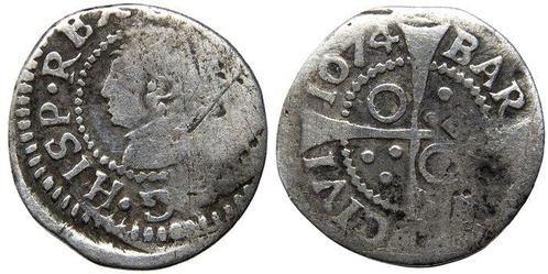 Spanje. Carlos II (1665-1700). Croat Acuñado en Barcelona en, Postzegels en Munten, Munten | Europa | Niet-Euromunten