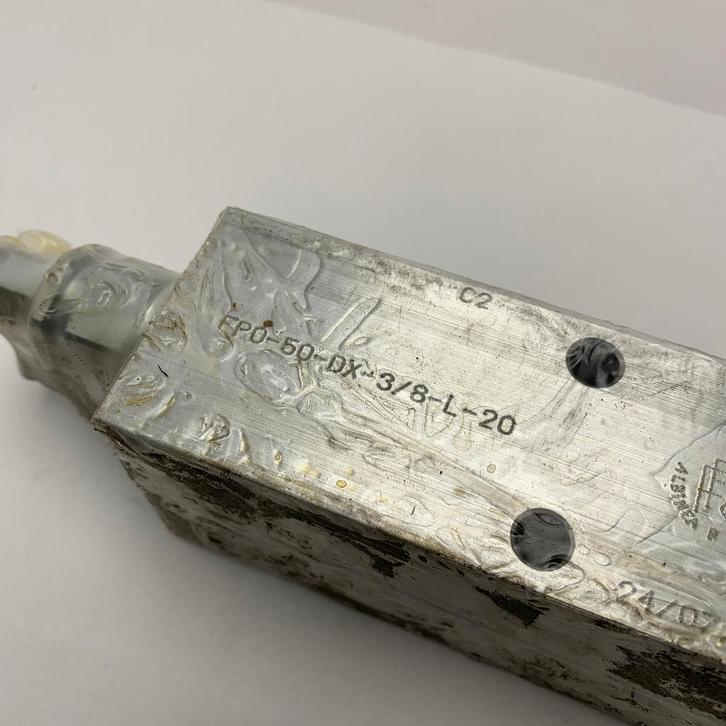 Bieden: Hydraulic valve FPO-50-DX-3/8-L stainless steel, Doe-het-zelf en Verbouw, Sanitair, Nieuw, Ophalen of Verzenden