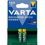 Varta AAA (HR03) Recharge Accu Power batterijen /, Doe-het-zelf en Verbouw, Elektra en Kabels, Nieuw, Ophalen of Verzenden