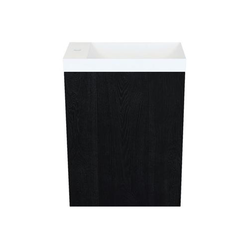 Fonteinkast Black Oak Arcqua Luna 40x55x28 cm Incl. Fontein, Doe-het-zelf en Verbouw, Sanitair, Bad, Nieuw, Ophalen of Verzenden