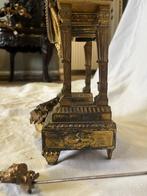 Pendule - Brons, Messing - 1850-1900, Antiek en Kunst, Antiek | Klokken