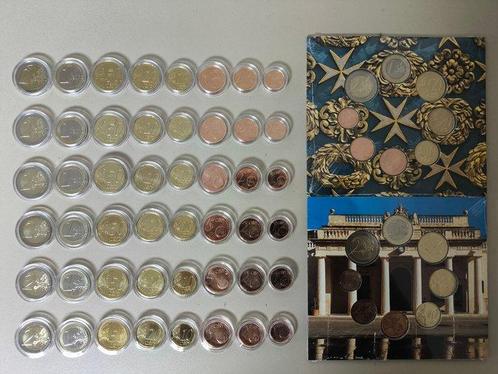 Malta. Year Set (BU) / Series 1 Cent - 2 Euro 2008/2017 (8, Postzegels en Munten, Munten | Europa | Euromunten