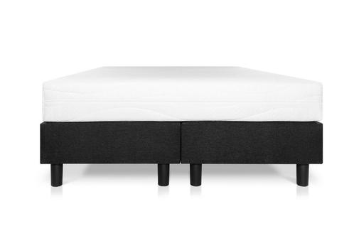 Boxspring Student Basic Zwart - 160x190 cm - Pocket matras, Huis en Inrichting, Slaapkamer | Boxsprings, Zwart, Nieuw, Verzenden