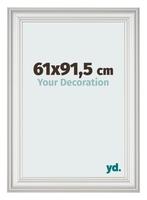 Fotolijst 61x91,5 cm - Wit Geveegd - MDF - Lazio, Verzenden, Nieuw
