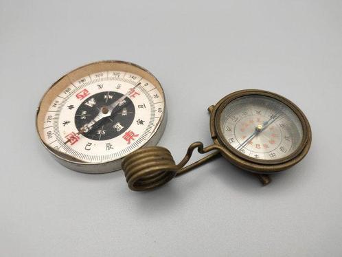 Landmeter kompas (4) - Messing - Showaperiode (1926-1989) -, Antiek en Kunst, Curiosa en Brocante