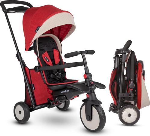 smarTrike STR5 - Driewieler met duwstang - Rood - Opvouwbaa, Kinderen en Baby's, Buggy's, Verzenden