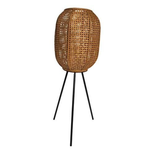 Macy lantaarn op voet ø32x88cm - naturel, Huis en Inrichting, Stoelen, Nieuw, Ophalen of Verzenden