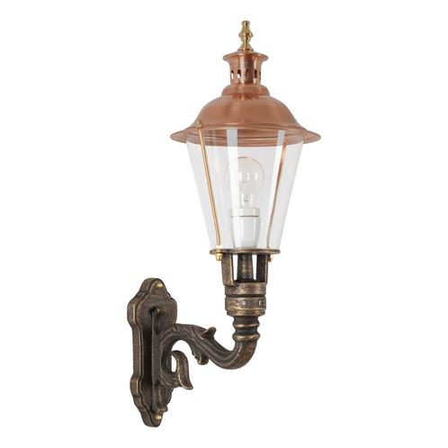 Buitenlamp Den Burg Brons E27 weersbestendig IP44 muurlamp, Tuin en Terras, Buitenverlichting, Verzenden