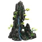 Rots met beek en tempel 33cm  / Aquariumdecoratie As-127, Dieren en Toebehoren, Vissen | Aquaria en Toebehoren, Verzenden, Nieuw