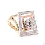 Ring - 14 karaat Roségoud - 1.16ct. tw. Diamant (Natuurlijk), Nieuw
