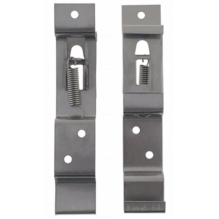 Benson Kentekenplaatclips - RVS - Set van 2 - Met schroef..., Auto diversen, Auto-accessoires, Nieuw, Ophalen of Verzenden