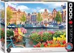 Amsterdam Puzzel (1000 stukjes) | Eurographics - Puzzels, Hobby en Vrije tijd, Denksport en Puzzels, Verzenden, Nieuw