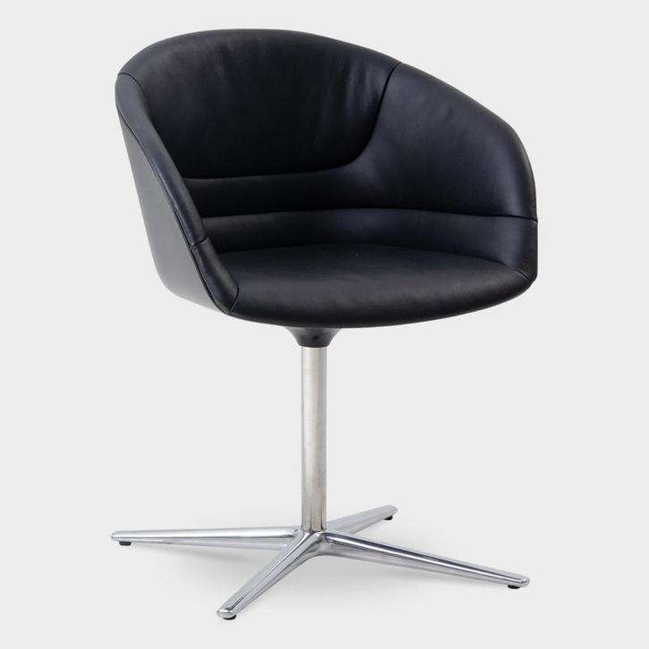 Walter Knoll Kyo designfauteuil - Zwart, Huis en Inrichting, Fauteuils, Ophalen of Verzenden