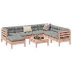 vidaXL 8-delige Loungeset met kussens massief douglas, Tuin en Terras, Tuinsets en Loungesets, Verzenden, Nieuw, Loungeset