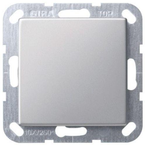 GIRA Systeem 55 Blindplaat Edelstaal 0268600, Doe-het-zelf en Verbouw, Elektra en Kabels, Nieuw, Ophalen of Verzenden