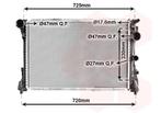 RADIATOR VOOR MERCEDES BENZ C-KL W204 2007-2011 0995002703, Ophalen of Verzenden, Nieuw