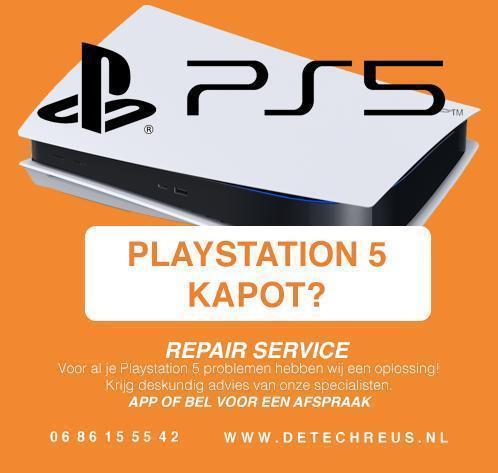 Playstation 5 reparaties Den Haag - Snel en Voordelig, Diensten en Vakmensen, Reparatie en Onderhoud | Pc's en Spelcomputers, Spelcomputers