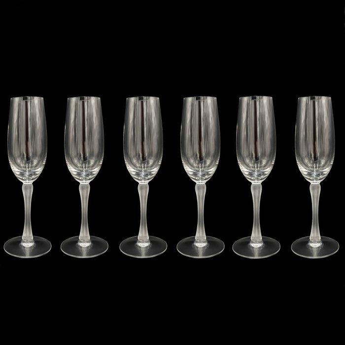Lalique - Champagne fluitje (6) - Royal - Kristal -, Antiek en Kunst, Antiek | Meubels | Tafels