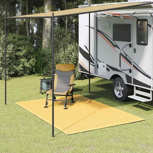 vidaXL Tenttapijt 200x300 cm beige, Caravans en Kamperen, Kampeeraccessoires, Nieuw, Verzenden