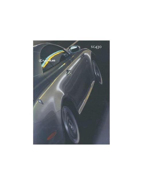 2001 LEXUS SC430 BROCHURE DUITS, Boeken, Auto's | Folders en Tijdschriften