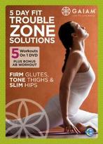 Gaiam 5 Day Fit Trouble Zone Solutions DVD (2011) cert E, Zo goed als nieuw, Verzenden