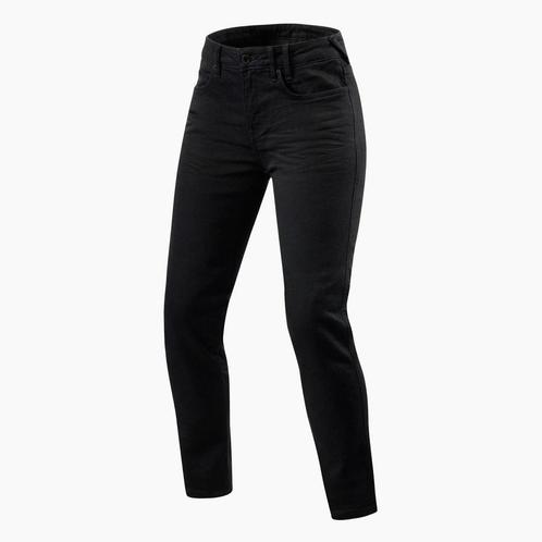 REVIT! Jeans Maple 2 Ladies SK Black Motorcycle Jeans, Motoren, Kleding | Motorkleding, Dames, Nieuw met kaartje, Broek | textiel