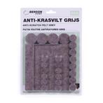 Benson 80-delige antikrasvilt set - grijs - diverse maten..., Doe-het-zelf en Verbouw, Hout en Planken, Ophalen of Verzenden, Nieuw