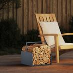 vidaXL Brandhoutrek 40x40x40 cm koudgewalst staal, Huis en Inrichting, Verzenden, Nieuw