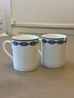 Hermès - Mok (2) - Ankerketting - blauw - Porselein