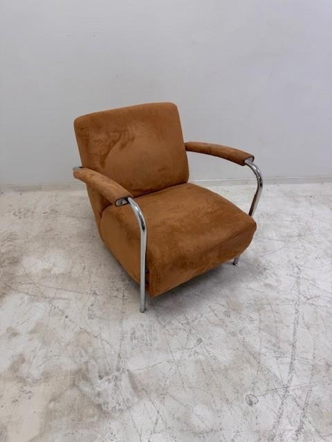 Leolux Scylla design fauteuils Alcantara lichtbruin, Zakelijke goederen, Kantoor en Winkelinrichting | Kantoormeubilair en Inrichting
