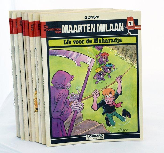 Maarten Milaan - Complete reeks SC - 11 Album - Eerste, Boeken, Stripboeken
