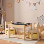 [en.casa] Kindertafel Irixoa met 2 stoelen meerkleurig, Kinderen en Baby's, Kinderkamer | Tafels en Stoelen, Verzenden, Nieuw