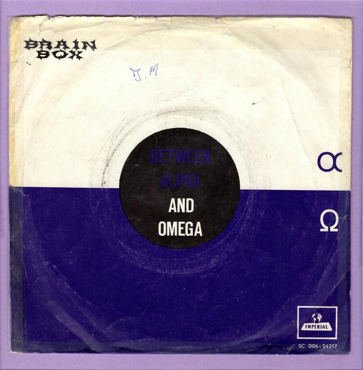 Brainbox – Between Alpha And Omega / Cruel Train (1-7-..., Cd's en Dvd's, Vinyl Singles, Verzenden
