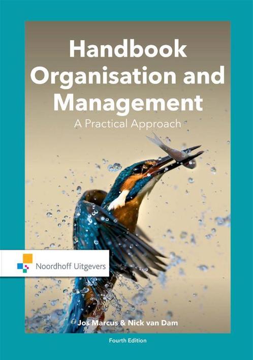 Handbook Organisation and management / Vast Boek / Noordhoff, Boeken, Taal | Engels, Zo goed als nieuw, Verzenden