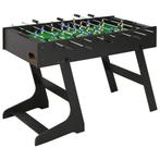 vidaXL Voetbaltafel inklapbaar 121x61x80 cm zwart, Kinderen en Baby's, Verzenden, Nieuw