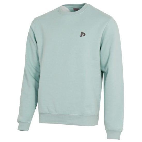 Donnay Donnay Heren - Fleece Crew Sweater Dean - Lichtgroen, Kleding | Heren, Sportkleding, Nieuw, Verzenden