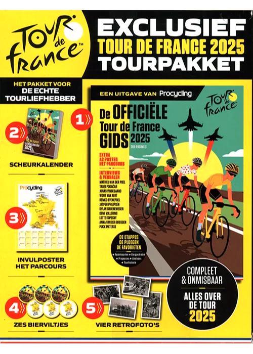 Procycling - Exclusief Tour de France Tourpakket 2025, Boeken, Tijdschriften en Kranten, Sport en Vrije tijd, Nieuw, Verzenden