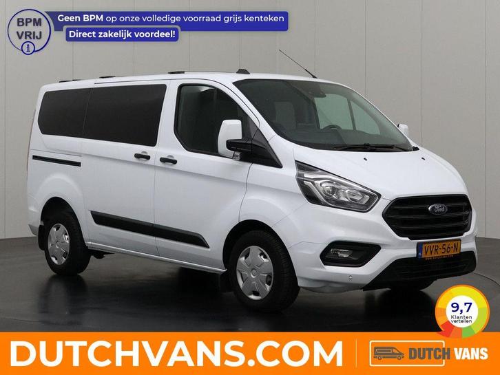Ford Transit Custom Dubbele-cabine 2.0TDCI | wit, Auto's, Bestelauto's, Lease, Handgeschakeld, BTW verrekenbaar, Diesel, Wit, Ford