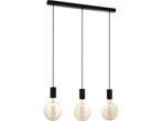 EGLO Pozueta Hanglamp - E27(excl.) - 84 cm - Metaal - Zwart, Verzenden, Zo goed als nieuw