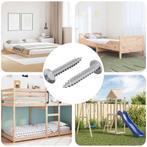 vidaXL Zelftappende Nagel 2 pcs Verzinkt 4 x 25 mm Staal, Verzenden, Nieuw