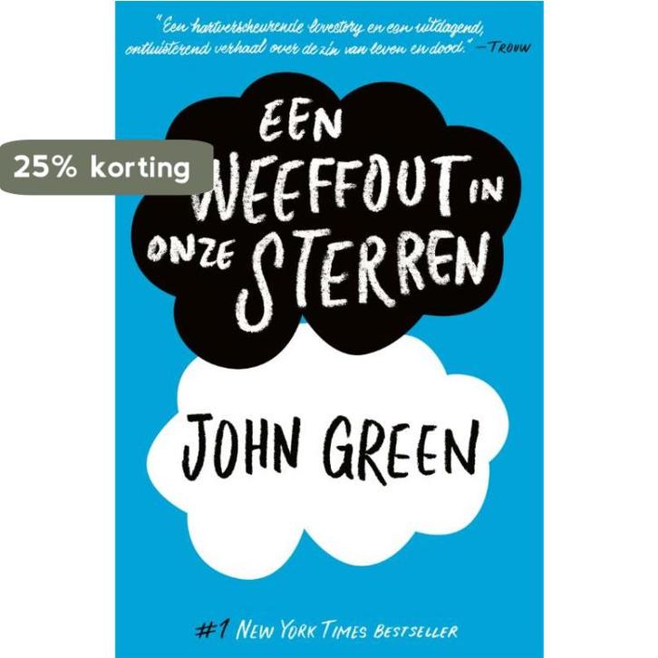 Een weeffout in onze sterren 9789047706618 John Green, Boeken, Romans, Gelezen, Verzenden
