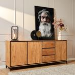 *WOONWINKEL* Starfurn RichWood Industrieel Dressoir Mangohou, Huis en Inrichting, Kasten | Dressoirs, Verzenden, Nieuw
