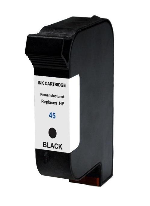 SecondLife inkt cartridge zwart voor HP type HP 45, Computers en Software, Printerbenodigdheden, Ophalen of Verzenden