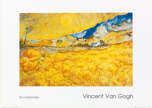 Kunstdruk Vincent Van Gogh - Il Mietitore 70x50cm, Huis en Inrichting, Woonaccessoires | Schilderijen, Tekeningen en Foto's, Nieuw