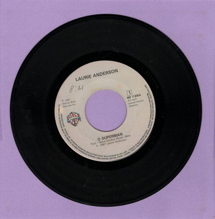 Laurie Anderson – O Superman / Walk The Dog (7-Vinyl-Single, Cd's en Dvd's, Vinyl Singles, Ophalen of Verzenden