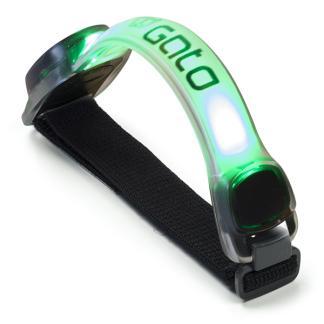 LED armband | GATO (Unisize, led, Batterijen, Groen), Fietsen en Brommers, Fietsaccessoires | Fietsverlichting, Nieuw, Verzenden