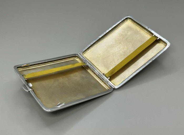 Sigarettendoos - .800 zilver - Zilveren vergulde kast (92, Verzamelen, Rookartikelen, Aanstekers en Luciferdoosjes