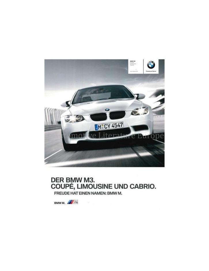 2010 BMW M3 BROCHURE DUITS, Boeken, Auto's | Folders en Tijdschriften, BMW