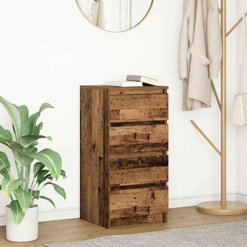 vidaXL Dressoir 37,5x35x76 cm bewerkt hout oud houtkleurig, Huis en Inrichting, Kasten | Dressoirs, 25 tot 50 cm, Nieuw, Minder dan 50 cm